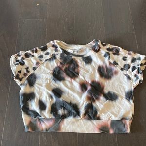 All saints cropped sweatshirt